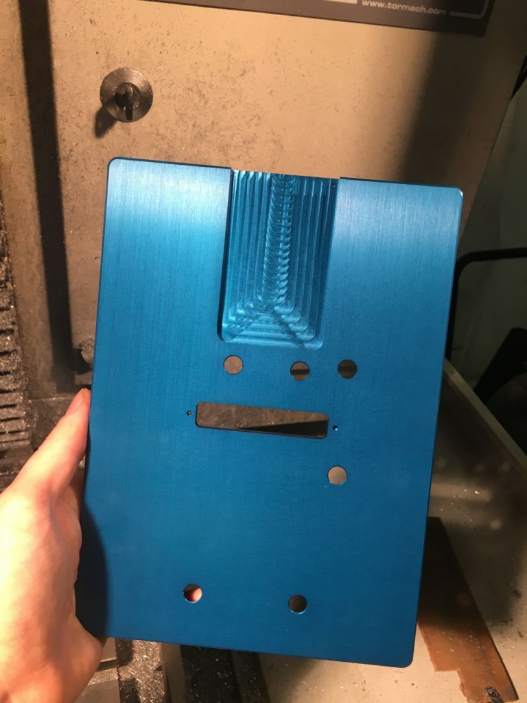 Table saw anodized back